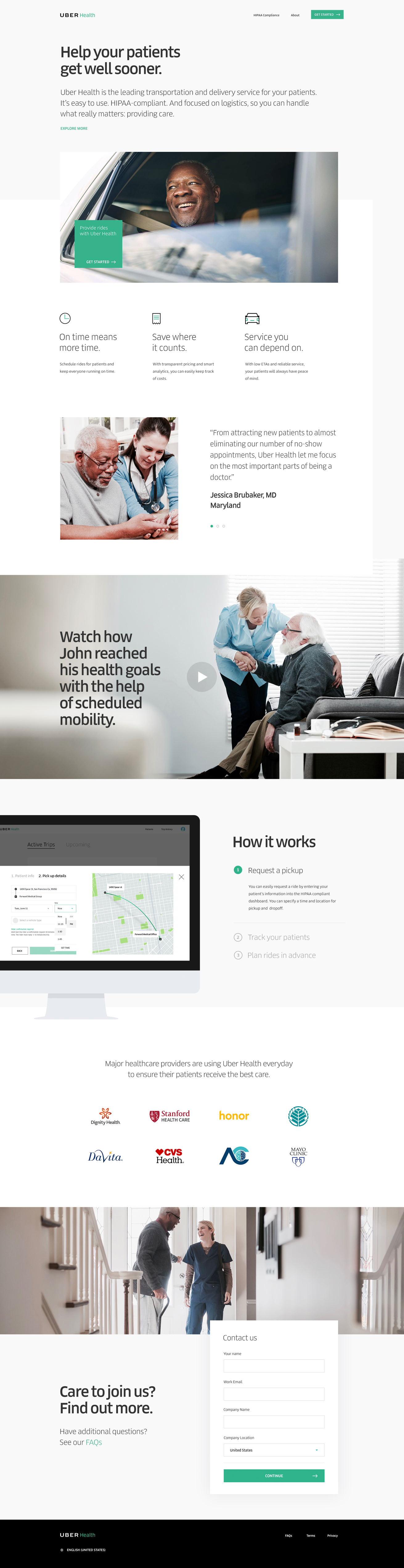 UberHealth_LandingPage